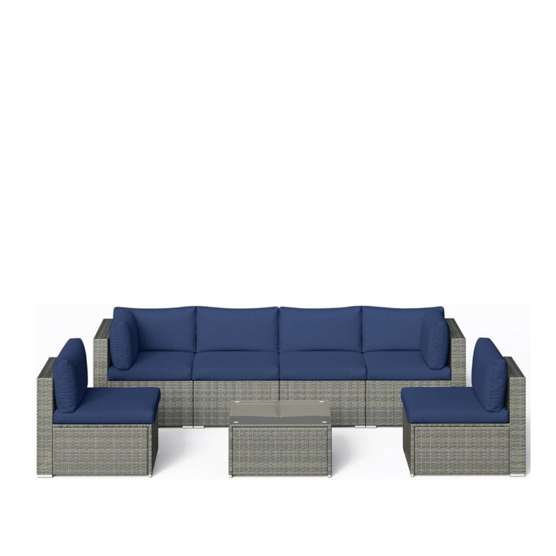 Modern Patio Set With Coffee Table by HouseOfZazla