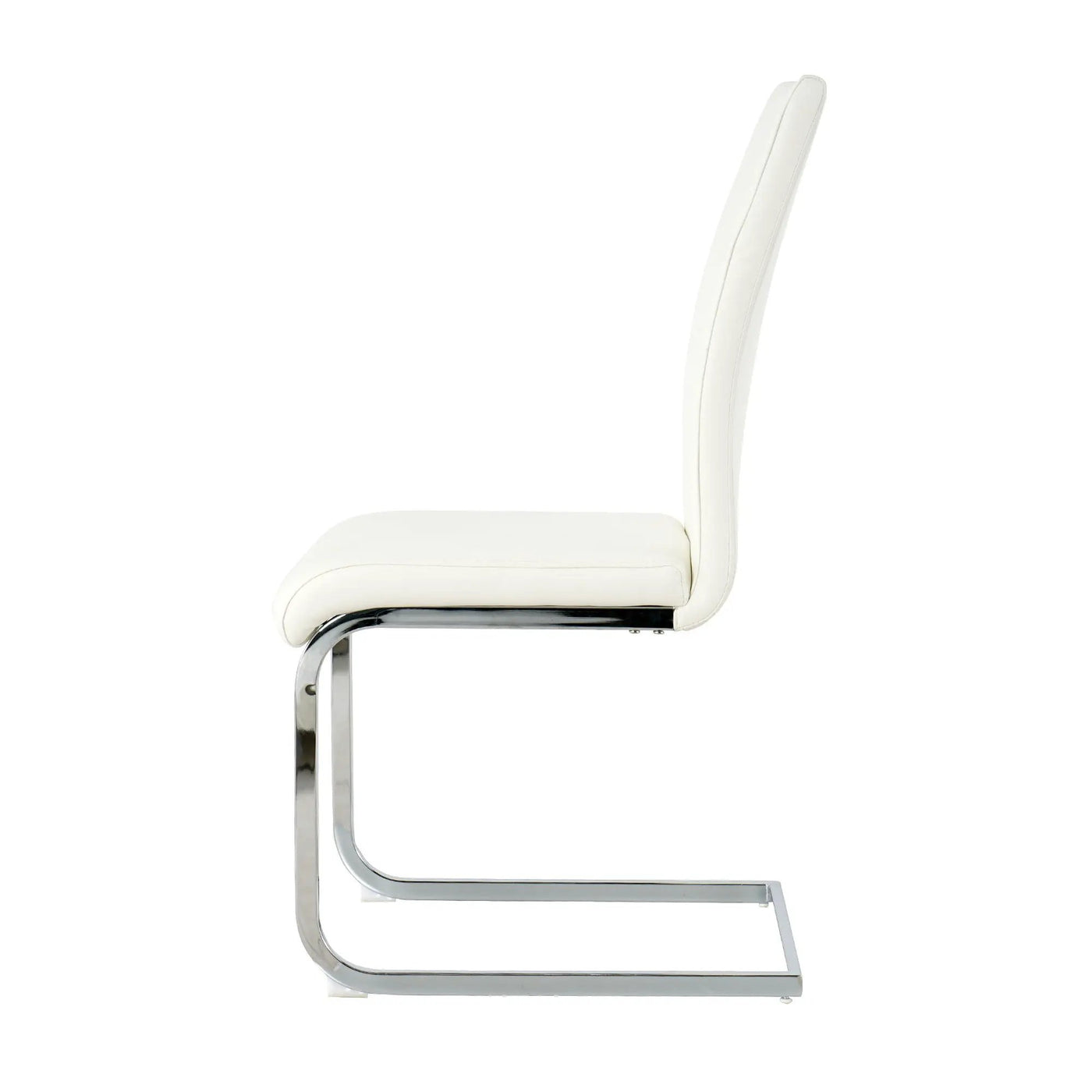 Modern Dining Chairs With Padded Seat And Metal Legs by HouseOfZazla