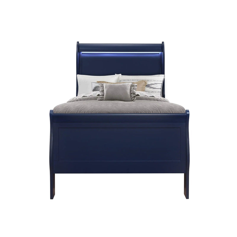 Charlston - Bed With LED by Unique Piece Furniture