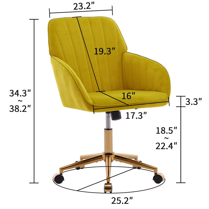 Adjustable Ergonomic Swivel Office Chair by Unique Piece Furniture