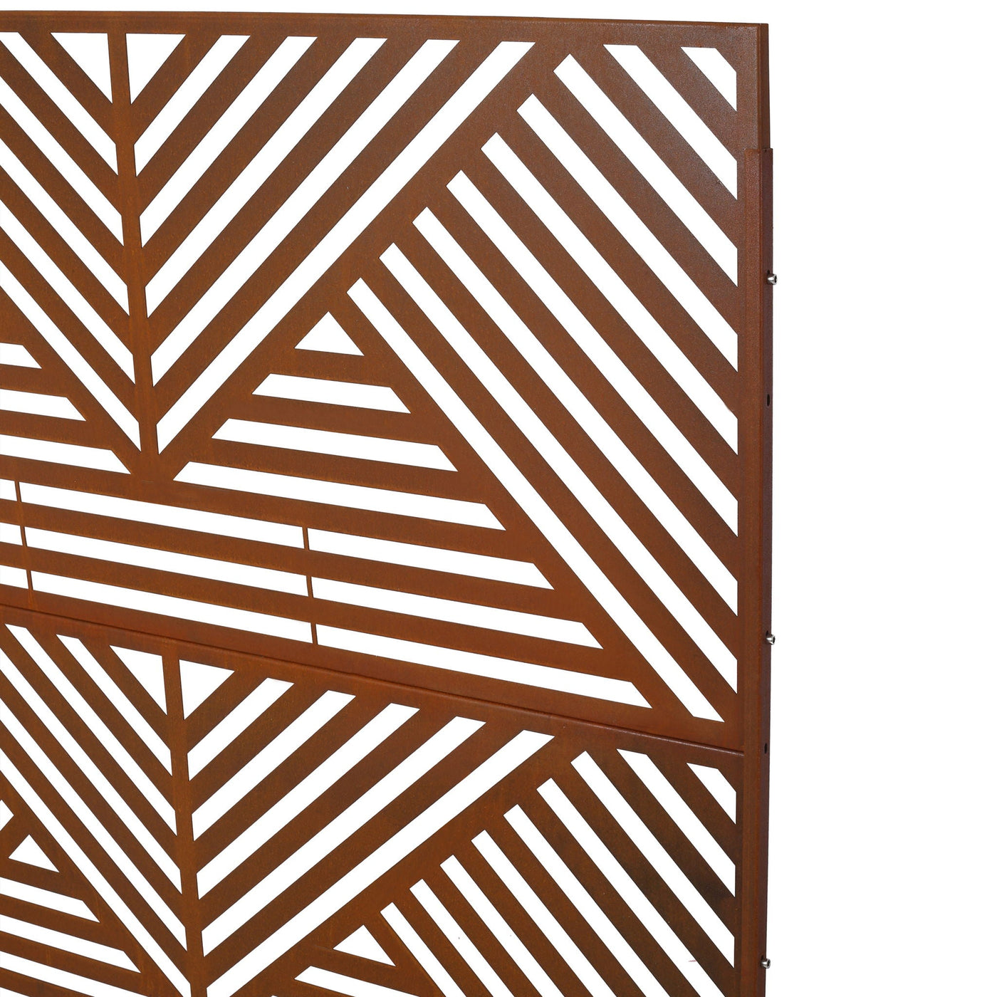 Freestanding Outdoor & Indoor Freestanding Metal Privacy Screen by Unique Piece Furniture