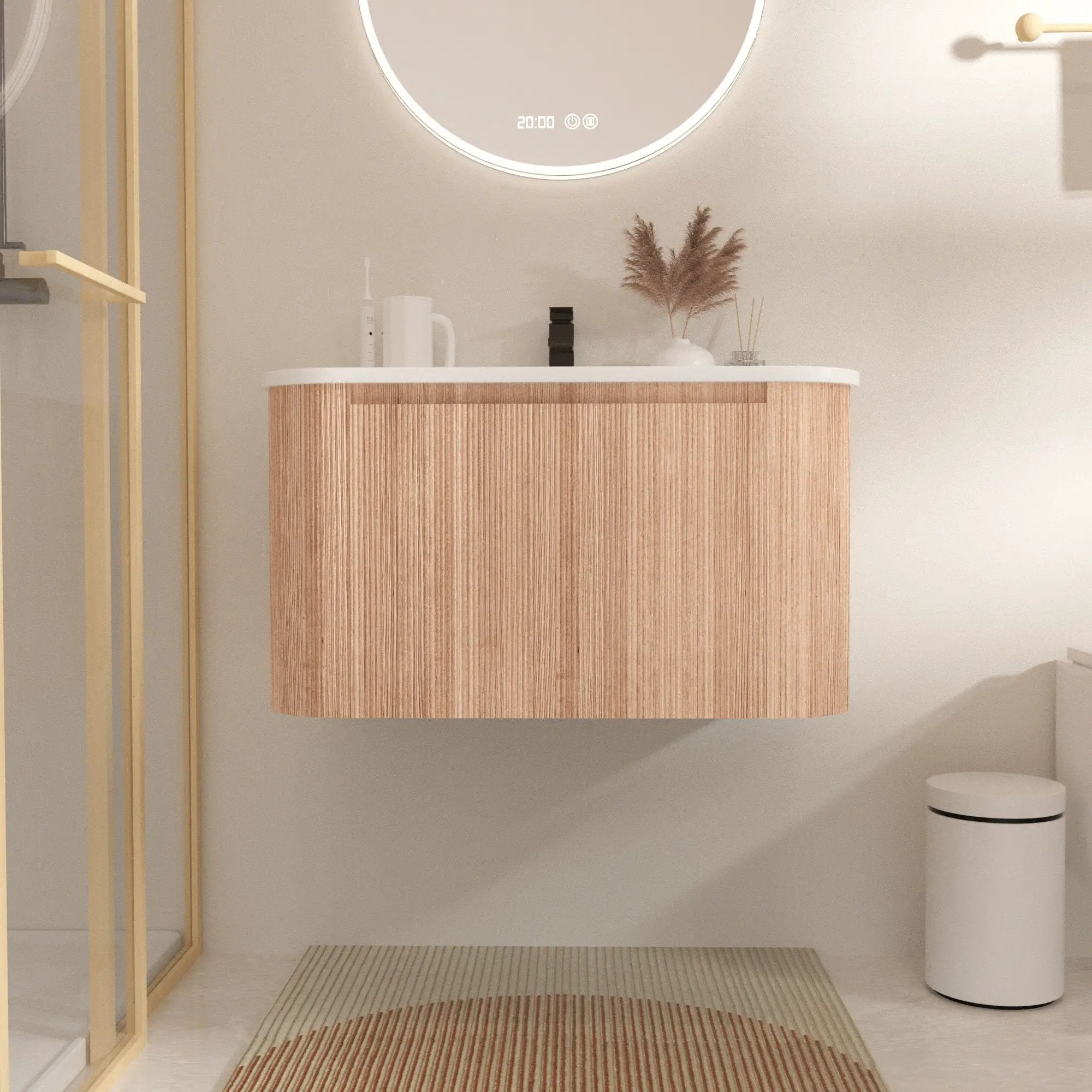 Wall Mounted Bathroom Vanity With Sink by Unique Piece Furniture
