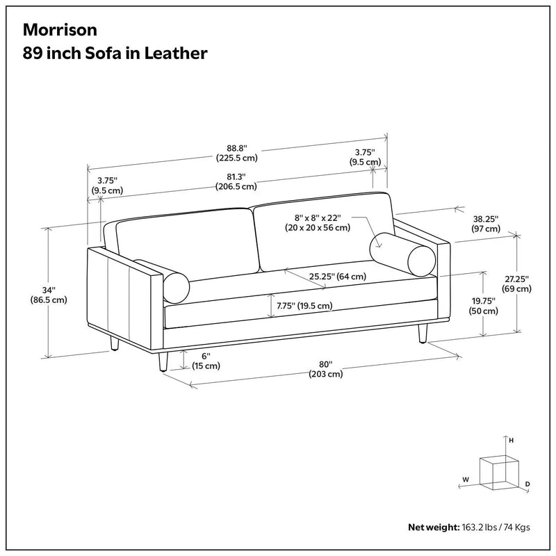 Morrison - Upholstered Sofa by HouseOfZazla