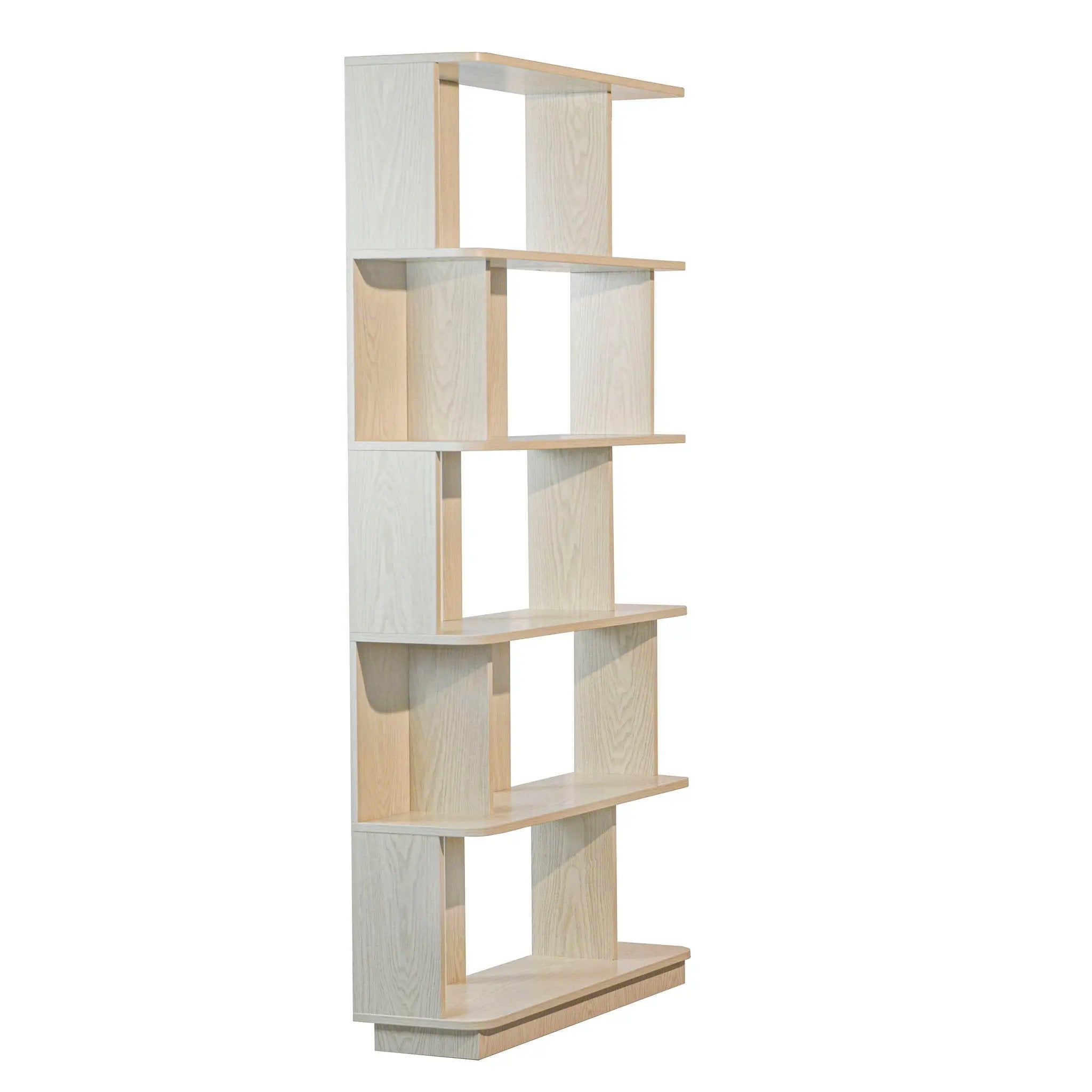 Modern 5 Tier Open Storage Bookcase by HouseOfZazla