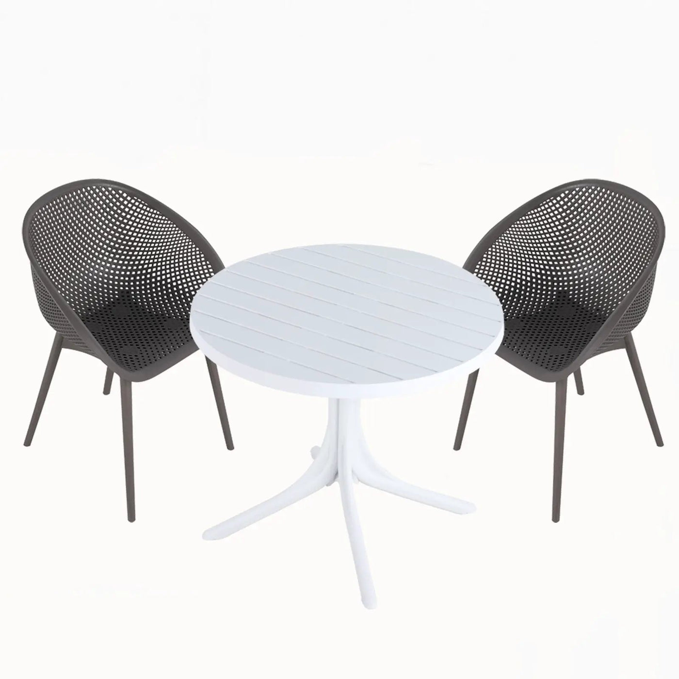 Modern Lounge Chair Set With Round Table by HouseOfZazla