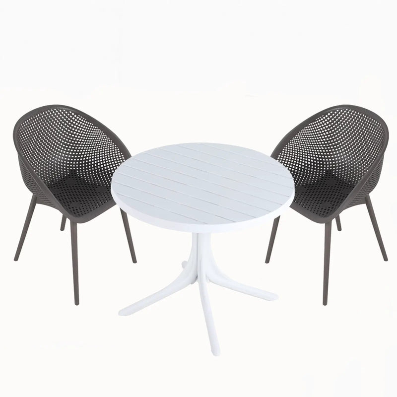 Modern Lounge Chair Set With Round Table by HouseOfZazla