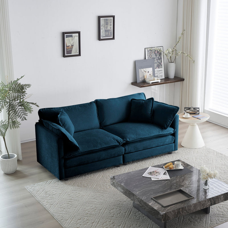 Modern Fabric Loveseat Sofa Couch for Living Room by HouseOfZazla