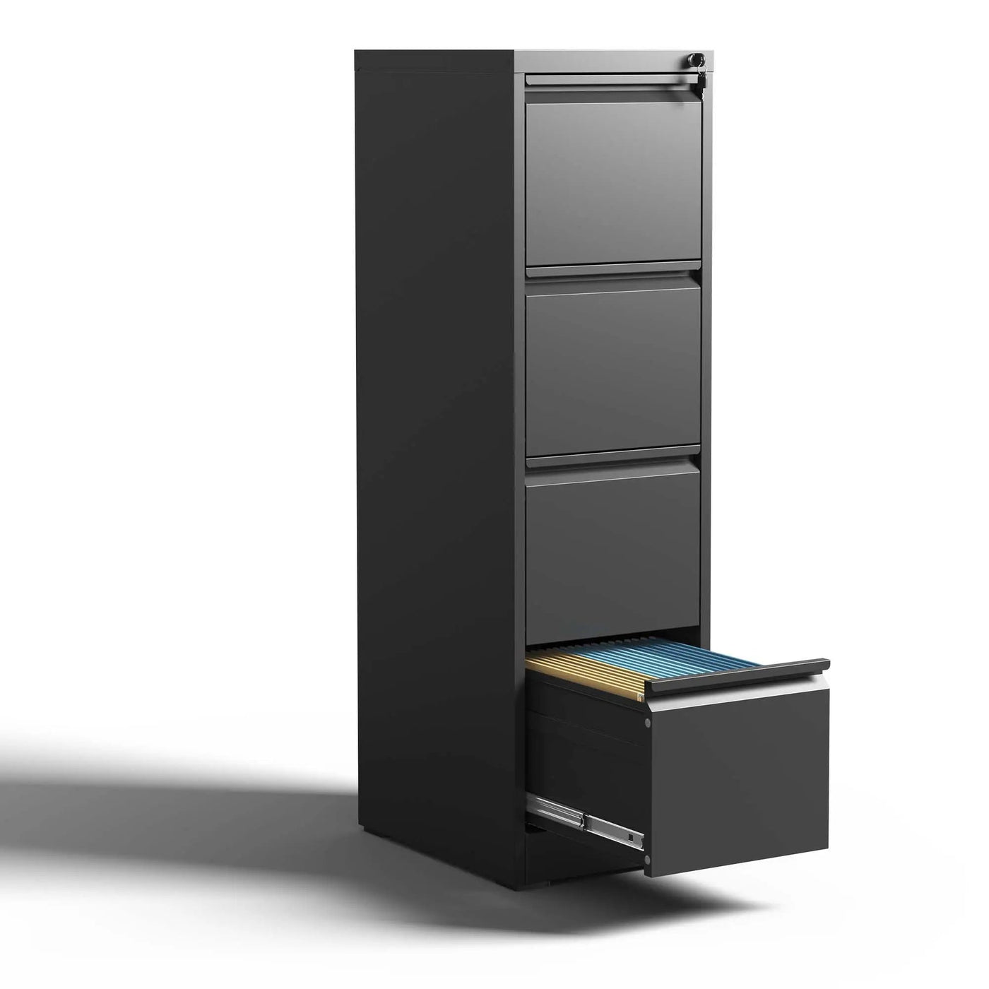 Steel Drawer Vertical File Cabinet With Lock For A4 Legal / Letter Size by HouseOfZazla