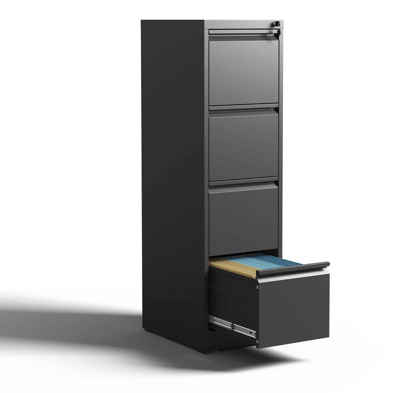 Steel Drawer Vertical File Cabinet With Lock For A4 Legal / Letter Size by HouseOfZazla