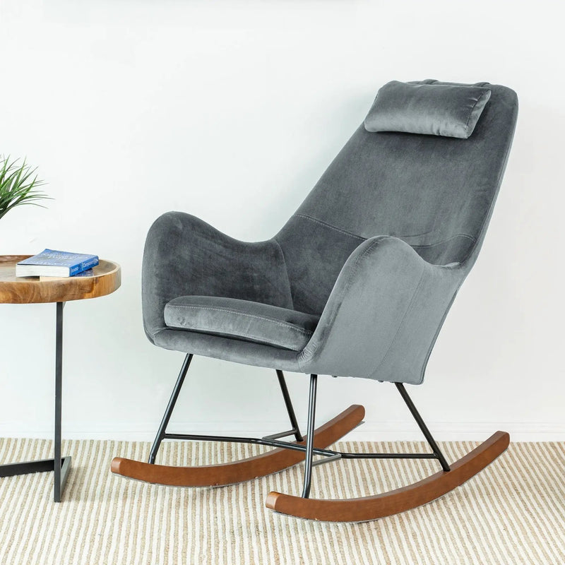 Hannah - Rocking Chair - Gray by Unique Piece Furniture