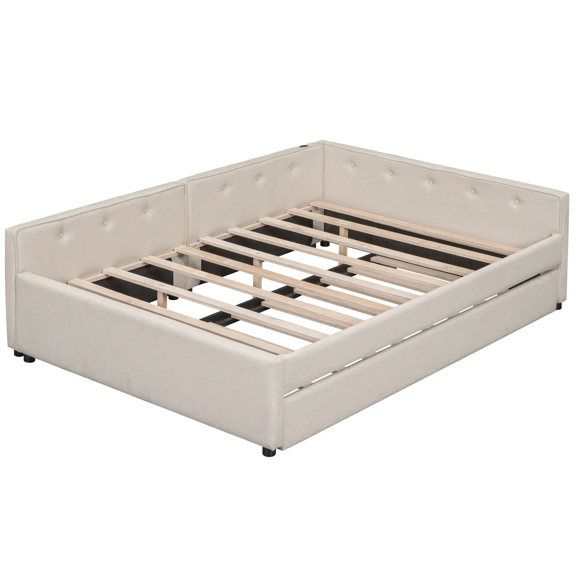 Platform Bed With USB Ports by HouseOfZazla
