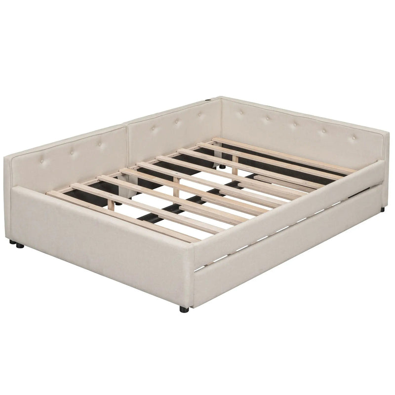 Platform Bed With USB Ports by HouseOfZazla