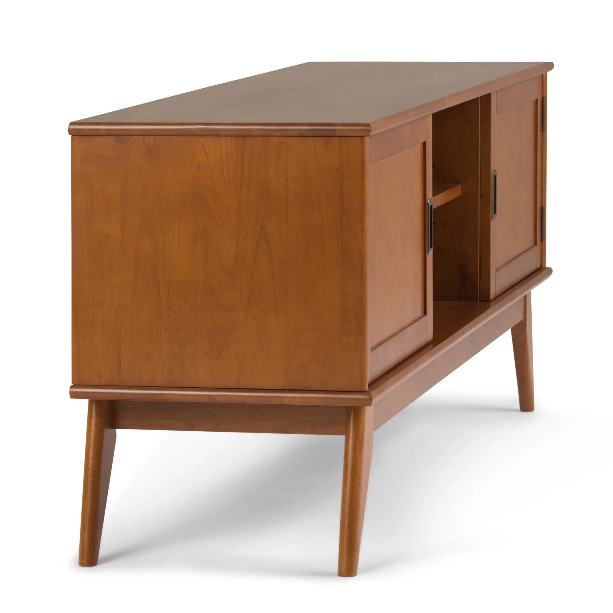 Draper - Handcrafted Mid Century Low TV Media Stand by HouseOfZazla