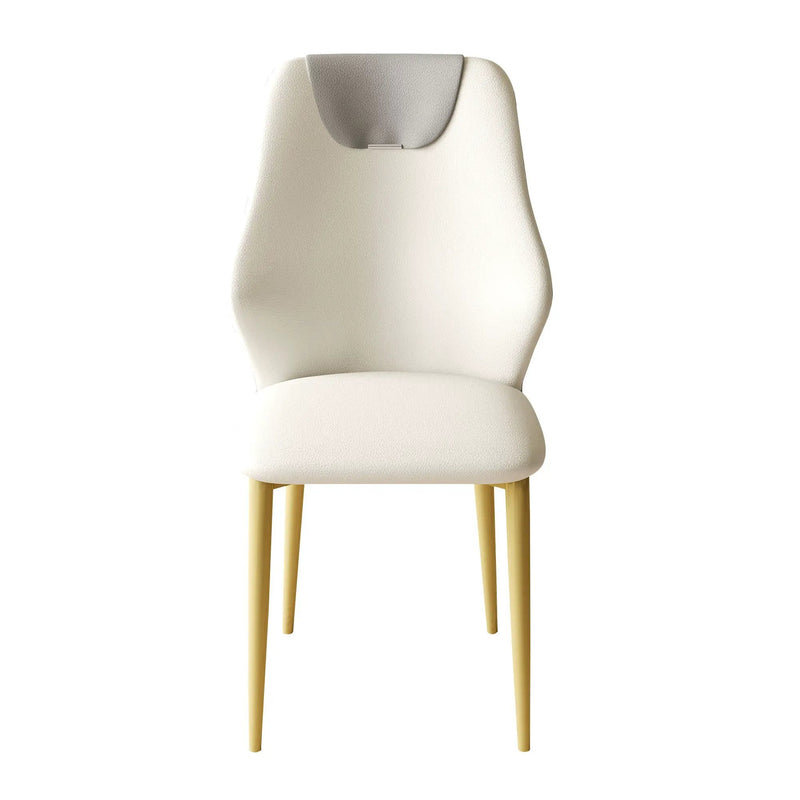 Dining Chairs (Set of 2) - Beige / Gray
