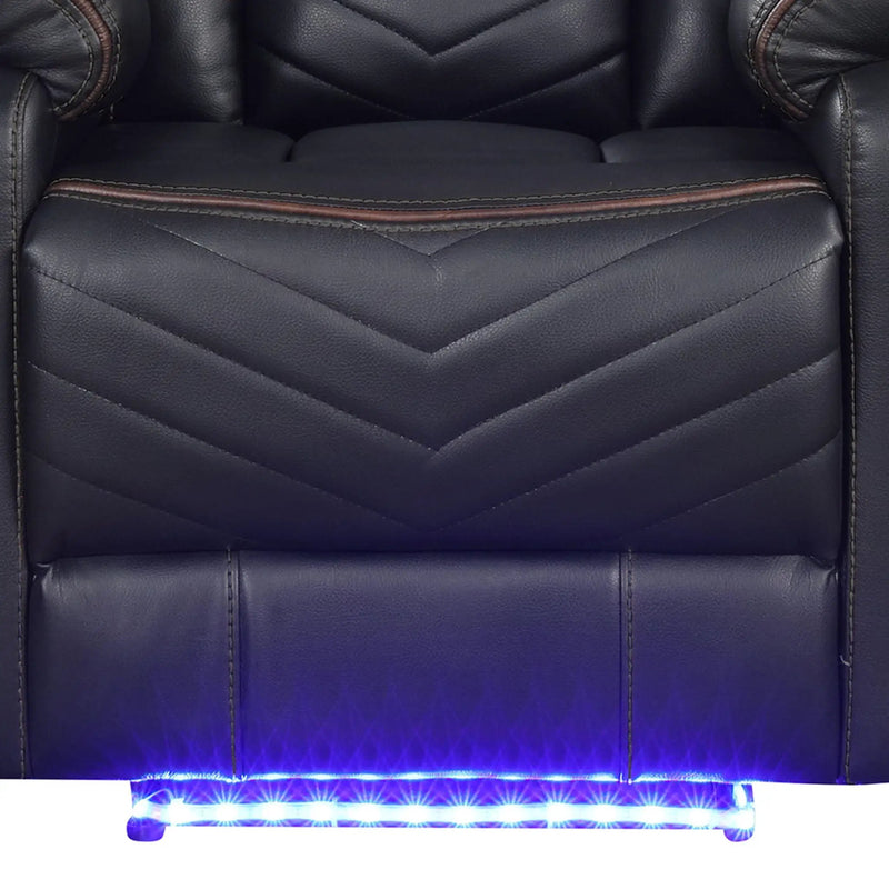 Challenger - LED Power Recliner Chair by Unique Piece Furniture