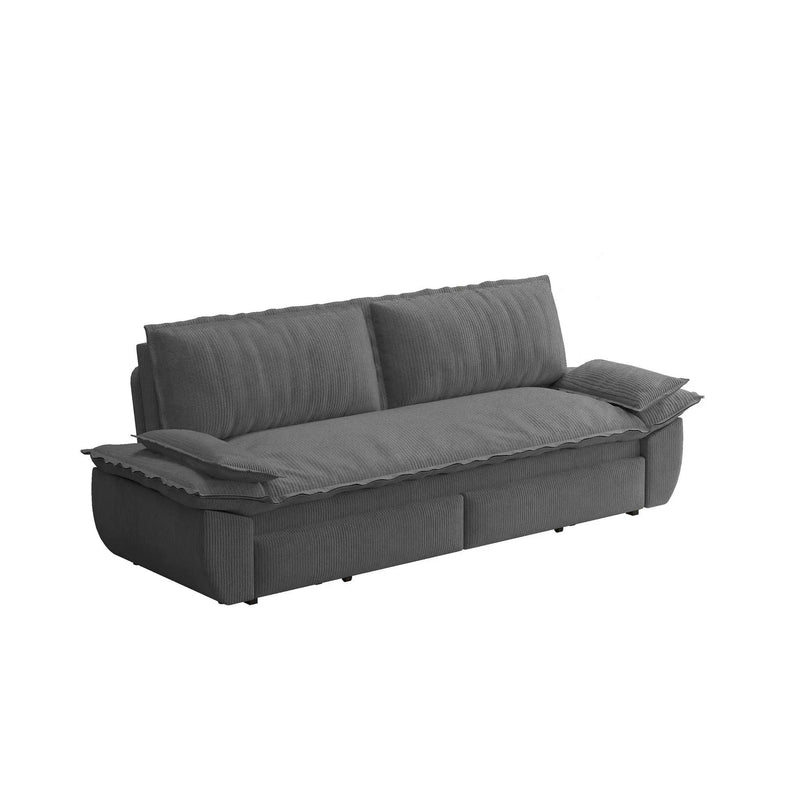 Pull Out 3-In-1 Convertible Sleeper Sofa by HouseOfZazla