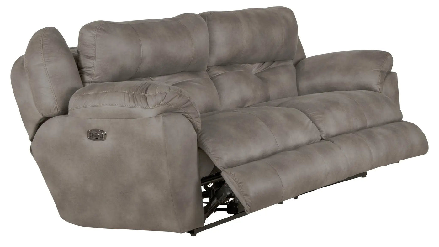 Ferrington - Power Lay Flat Reclining Sofa with Power Adjustable Headrest & Lumbar by Unique Piece Furniture