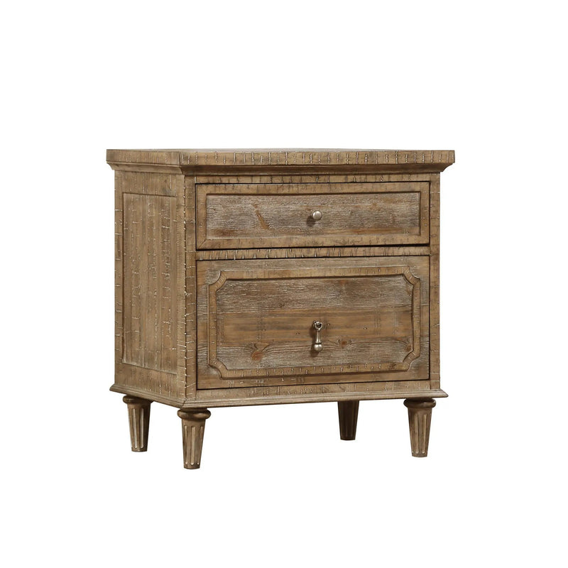 2 Drawer Nightstand - Taupe by Unique Piece Furniture
