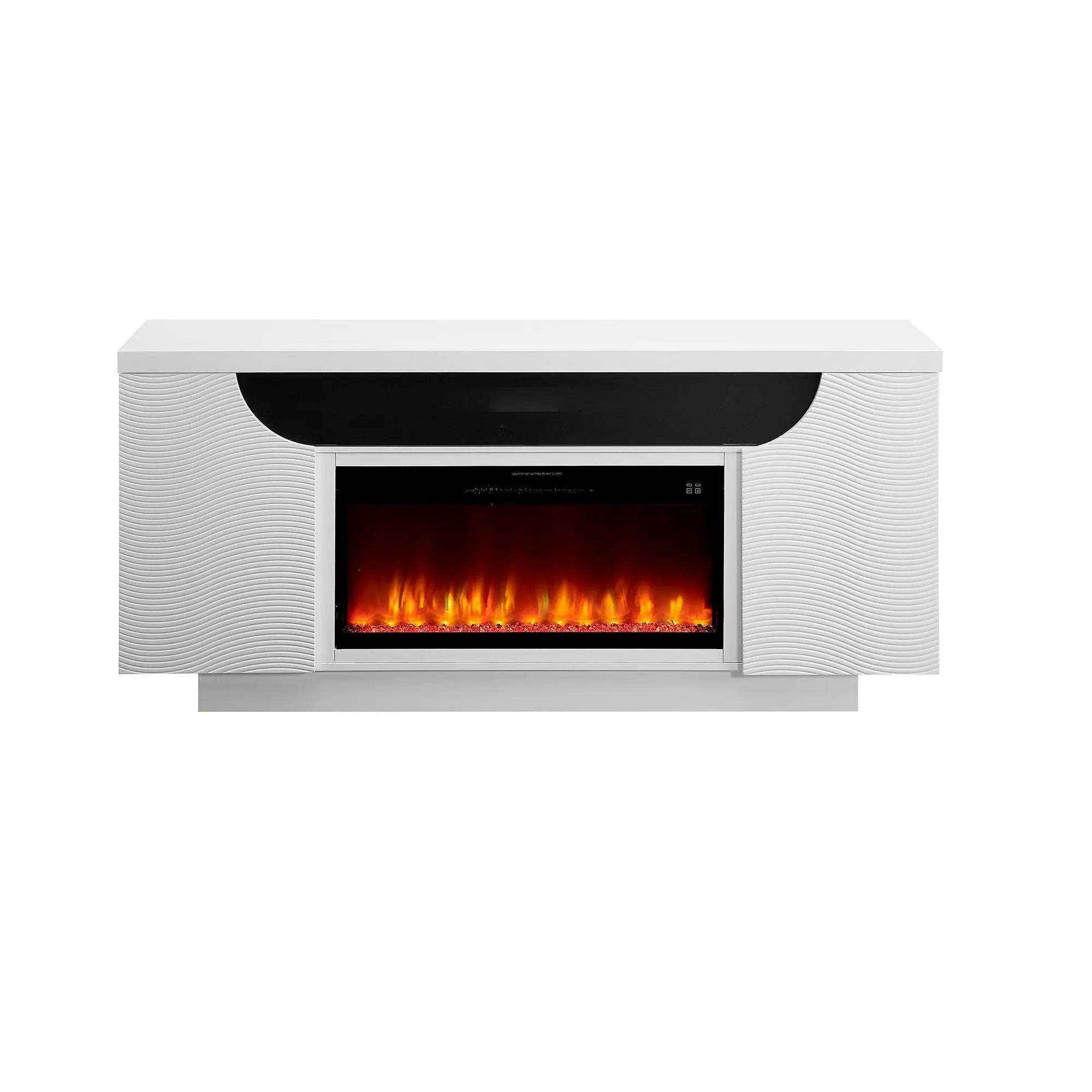 Alessia - Electric Fireplace With Multi Color LED And Flame Settings by Unique Piece Furniture