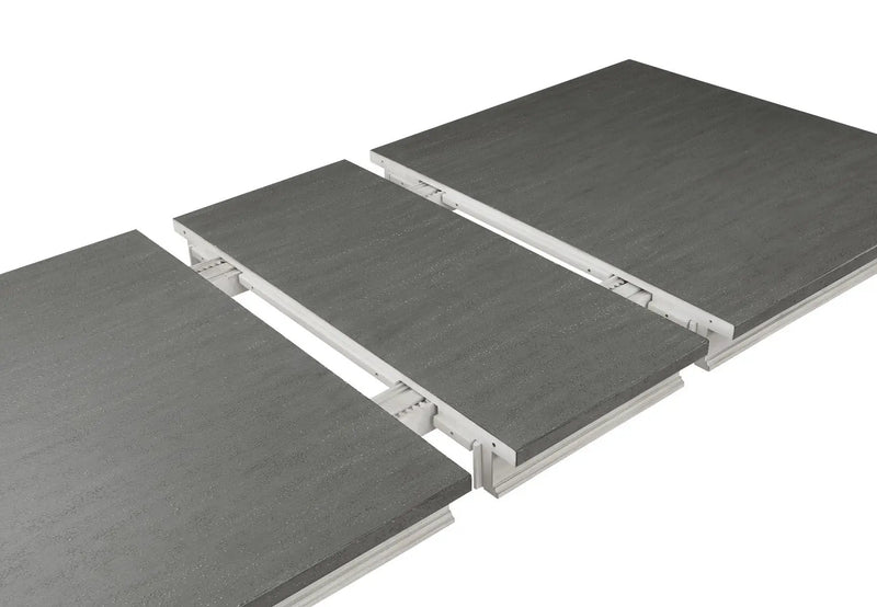 Katia - Dining Table With Leaf - Gray / White by Unique Piece Furniture