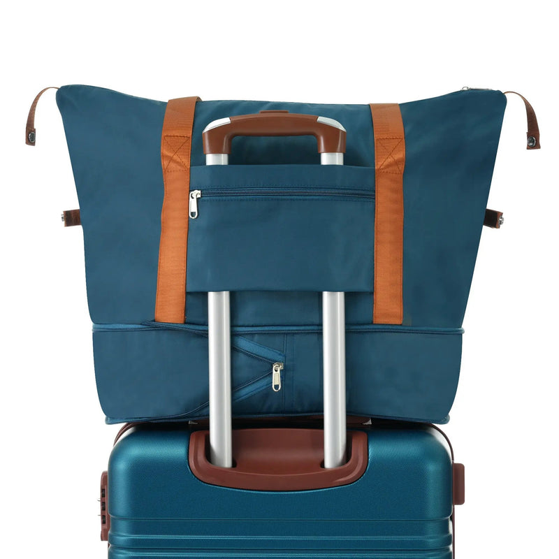 GigaTech Hardshell 3-Piece Lightweight Luggage Set - Blue 28 Inch by HouseOfZazla