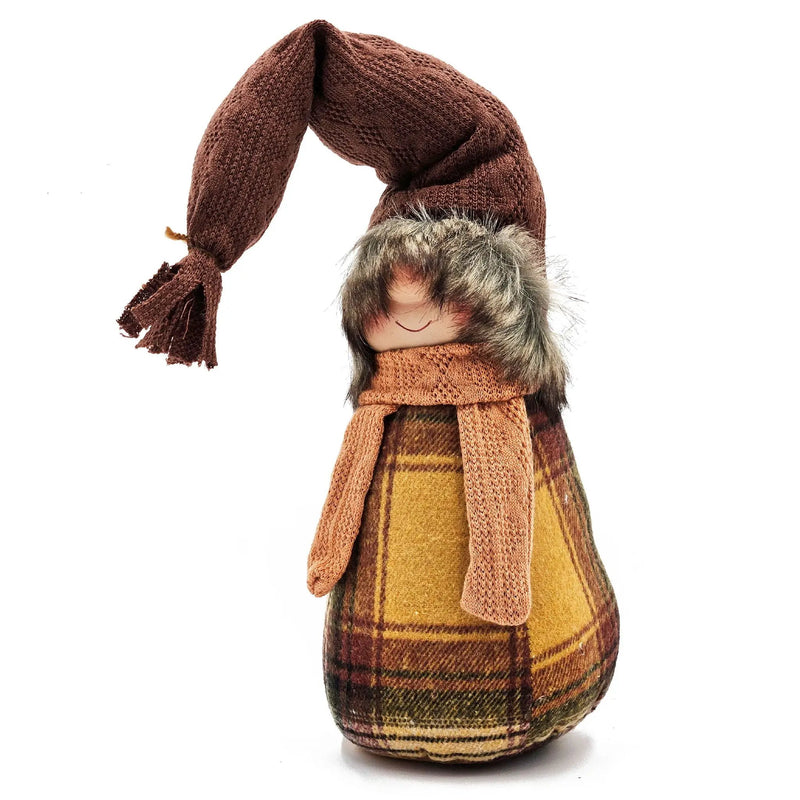 Gnomes Decorations For Fall Thanksgiving Table Decorations (Set of 2) - Brown / Yellow by HouseOfZazla