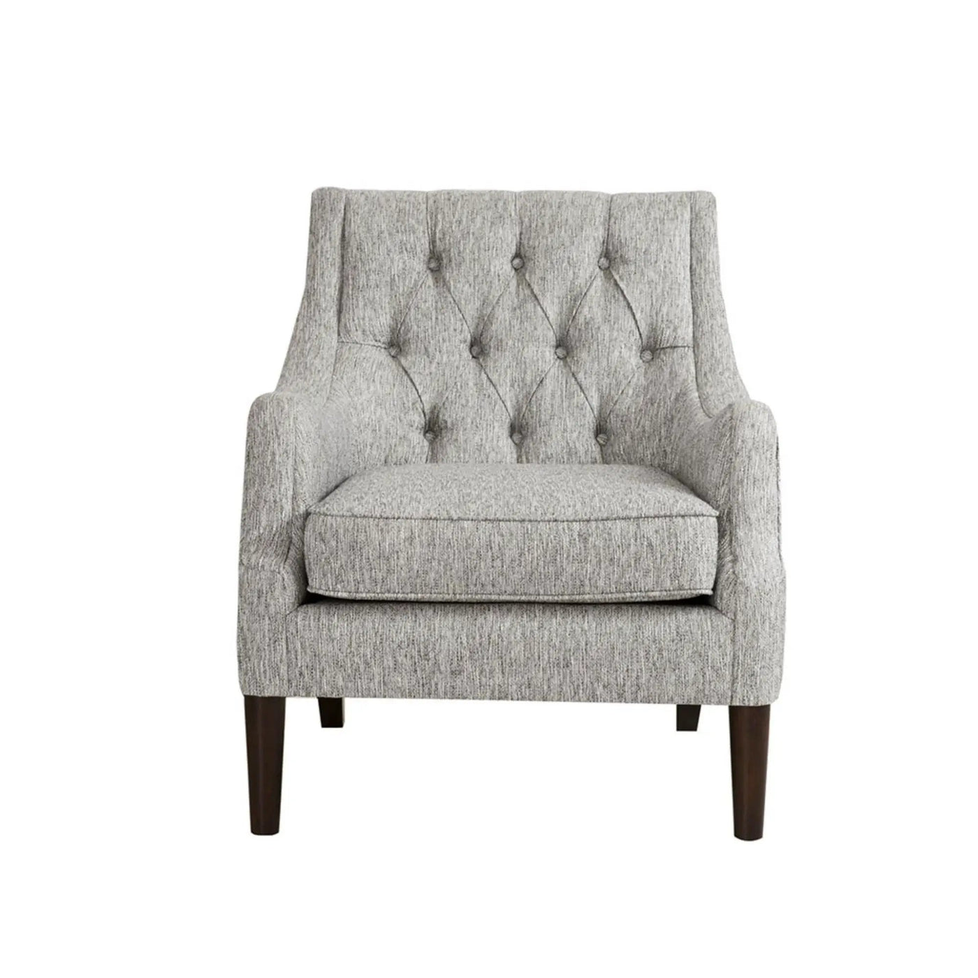Button Tufted Accent Chair Vintage Style by HouseOfZazla