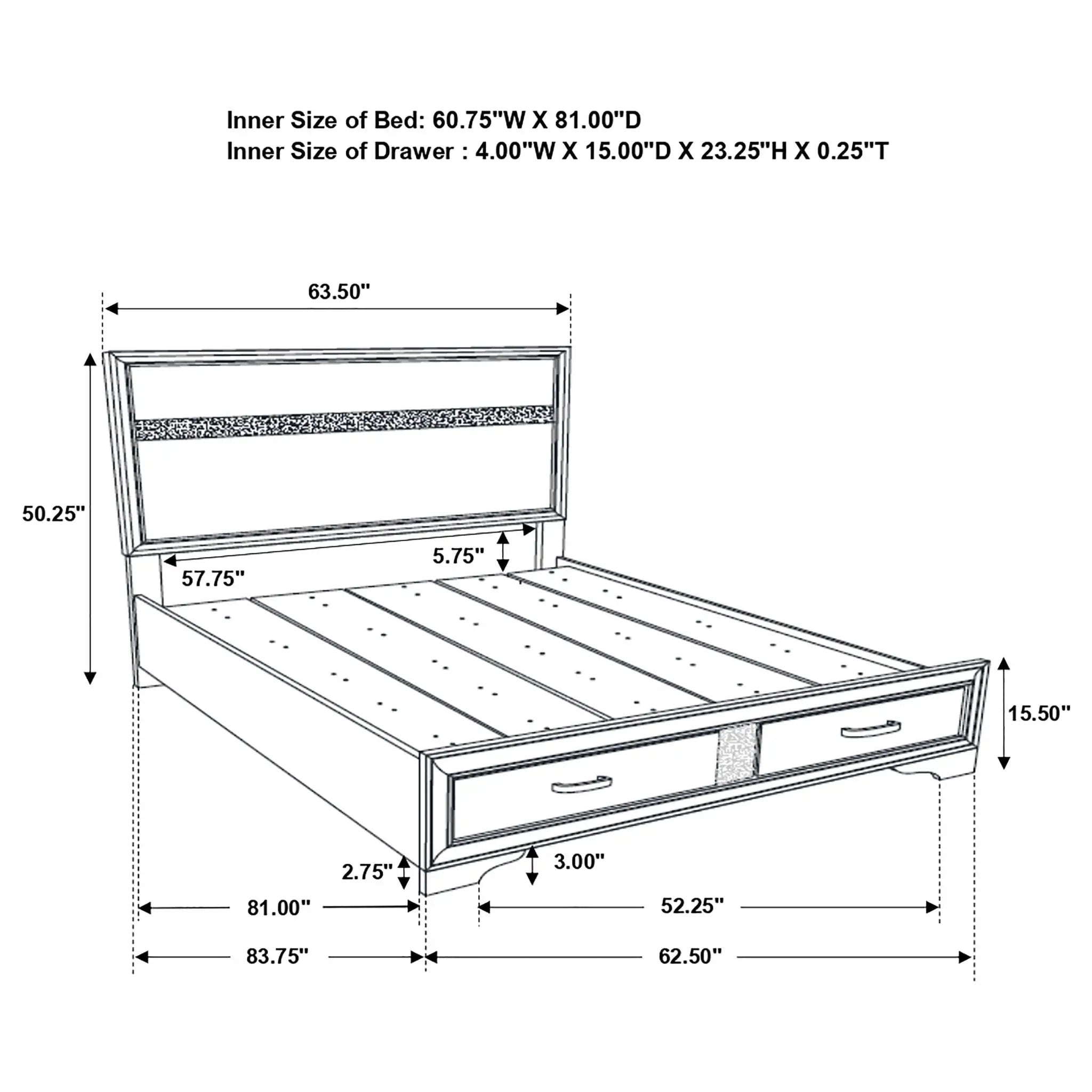 Orchid - Storage Panel Bed by HouseOfZazla