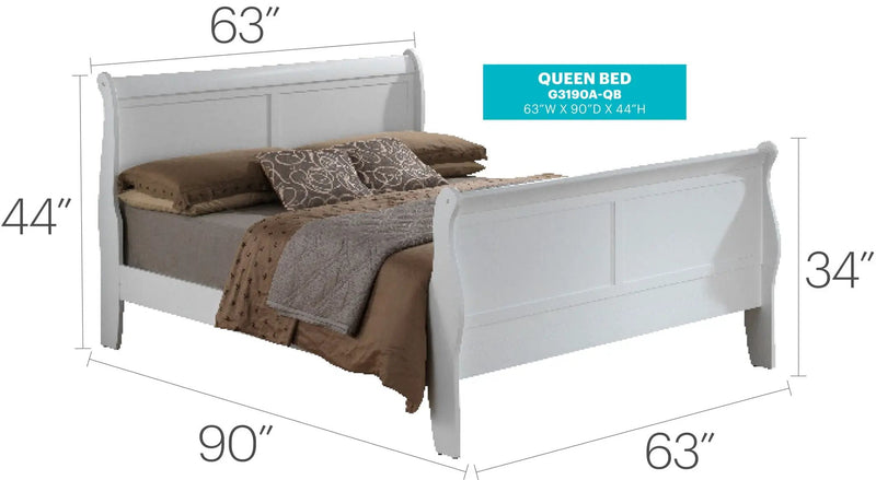 Panel Sleigh Bed by HouseOfZazla