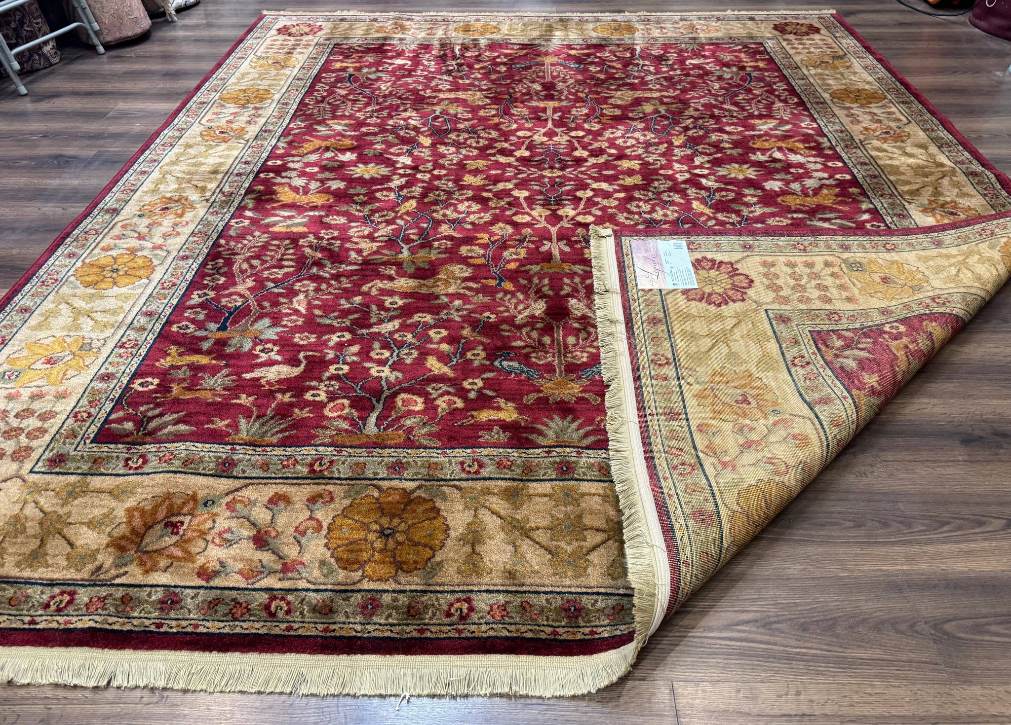 Karastan Rug 8.8 x 10, Antique Legends Emperor's Hunt 2200-204, Wool Vintage Discontinued Karastan by Jewel Rugs