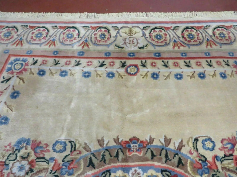 8' X 10' Vintage Handmade Wool Rug Aubusson Savonnerie Design European Nice by Jewel Rugs