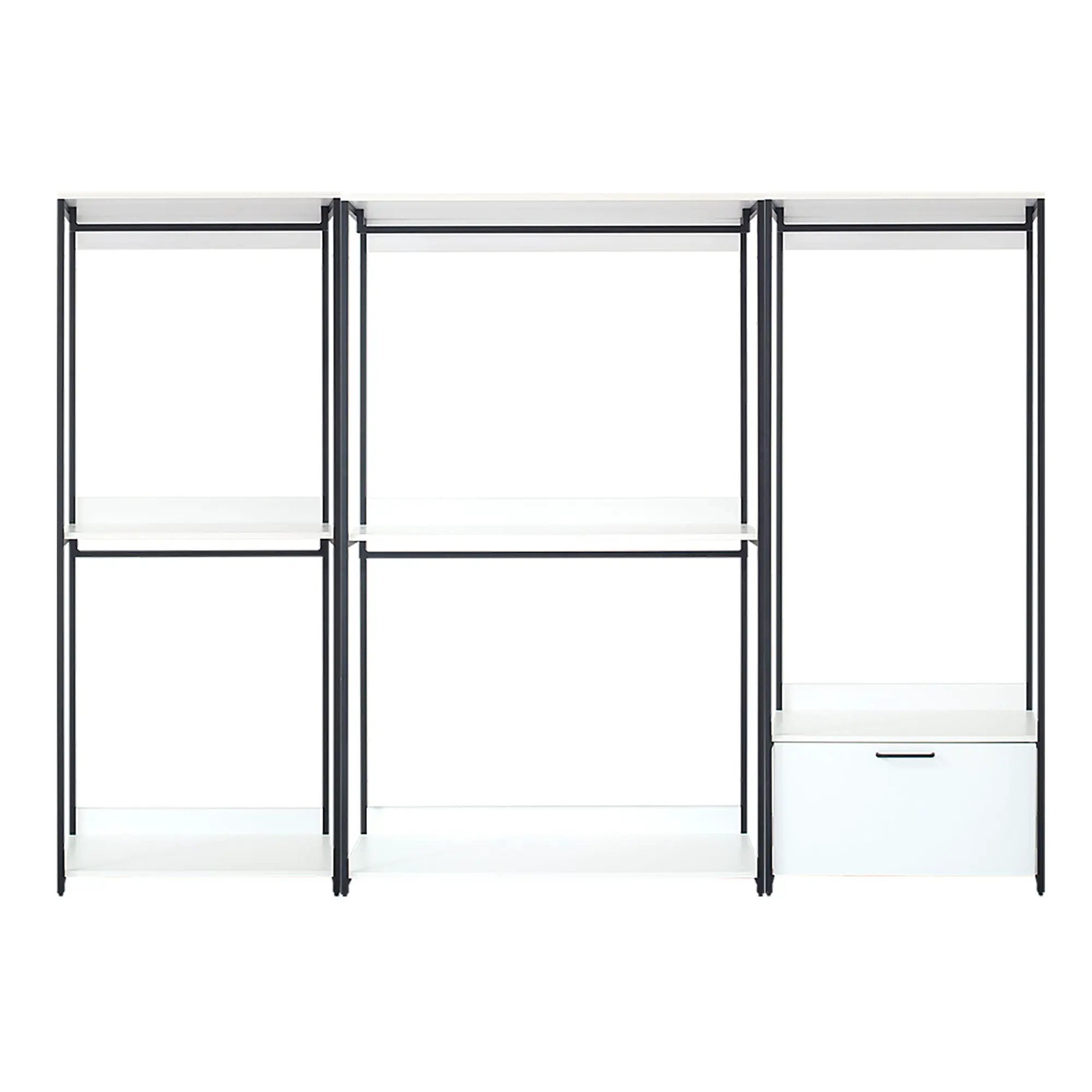 Fiona - Freestanding Walk-In, Closet System - White by HouseOfZazla