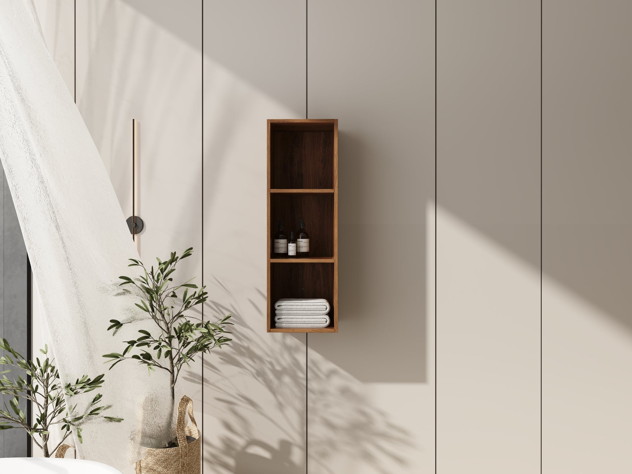 12 Inch Small Wall Mounted Storage Shelves by HouseOfZazla