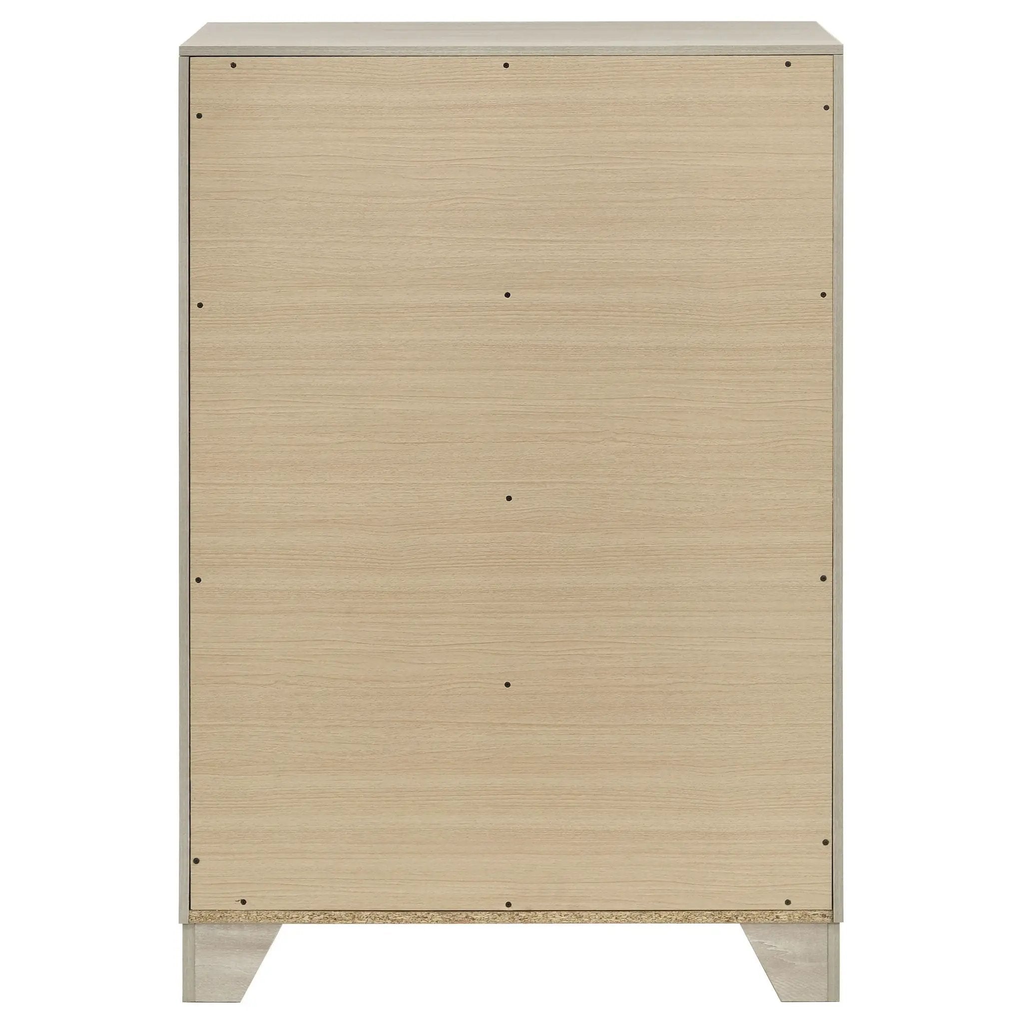 Trenton 4-drawer Bedroom Chest of Drawers Rustic Cream by Unique Piece Furniture