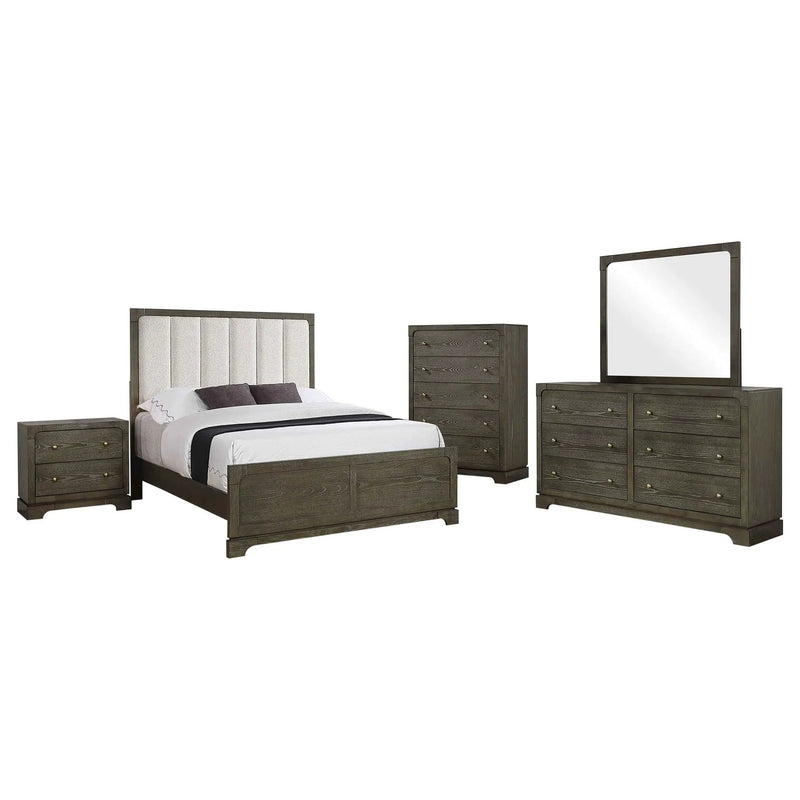 Gran Park 5-piece Queen Bedroom Set Dark Cocoa by Unique Piece Furniture