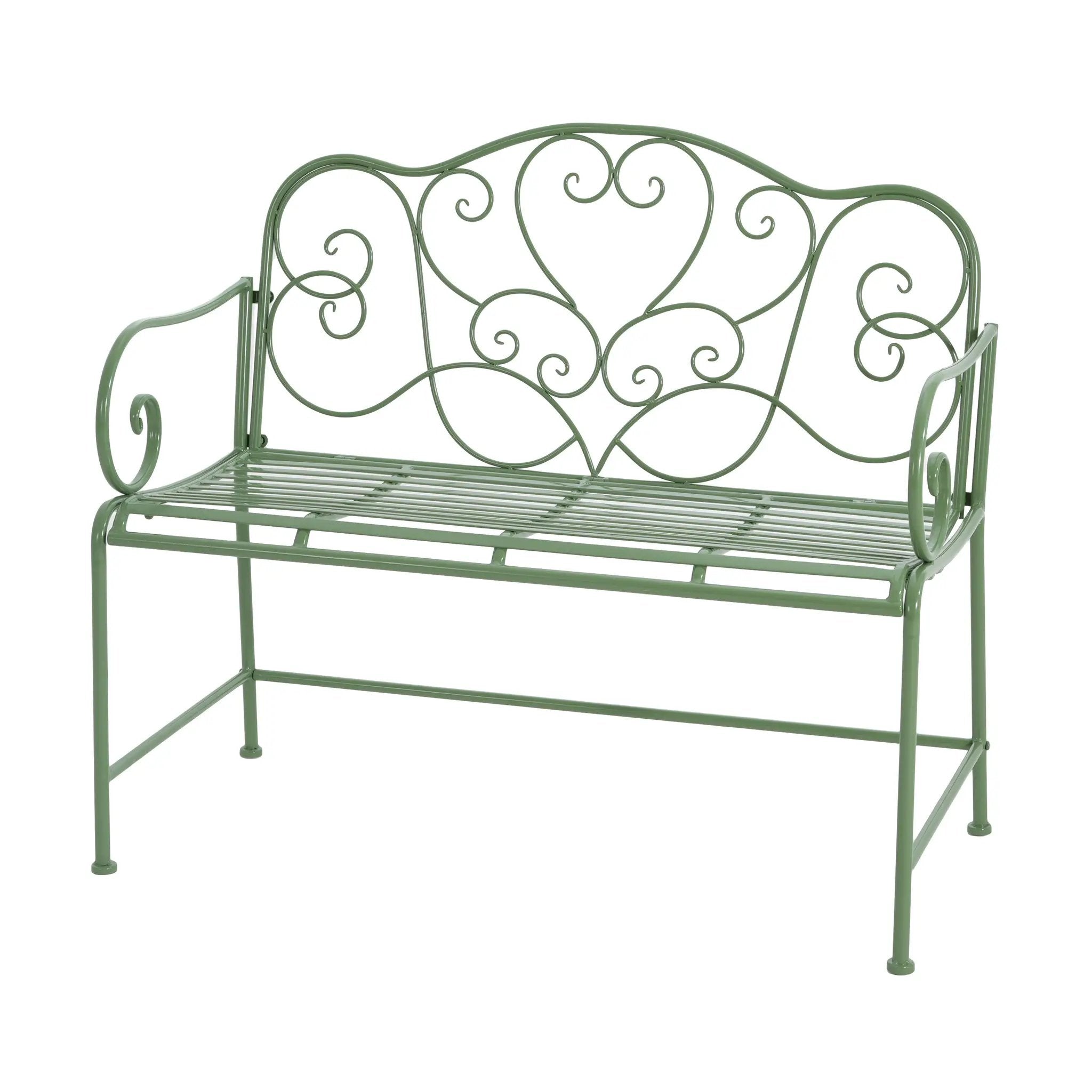Sunnydaze Outdoor Garden Bench - Green by HouseOfZazla