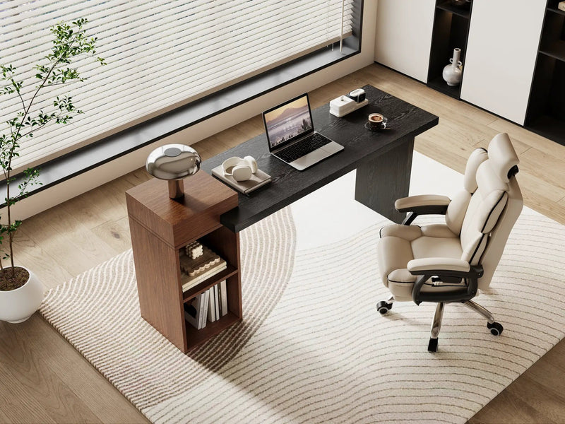 Modern Two-Tone Sofa Side Table by HouseOfZazla
