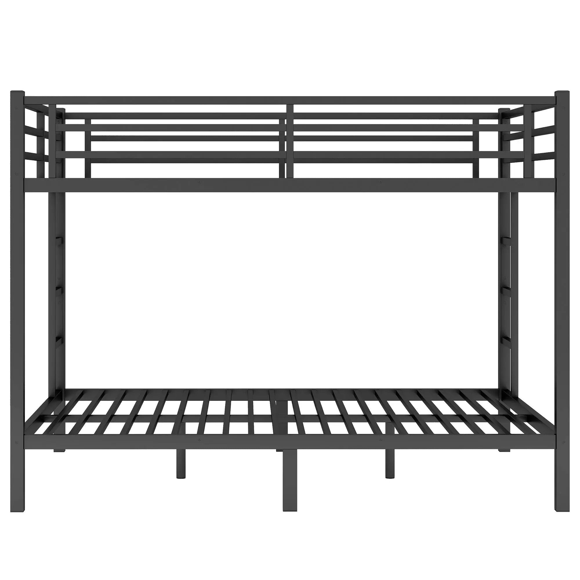 Metal Queen Over Queen Bunk Bed for Teens and Adults by HouseOfZazla