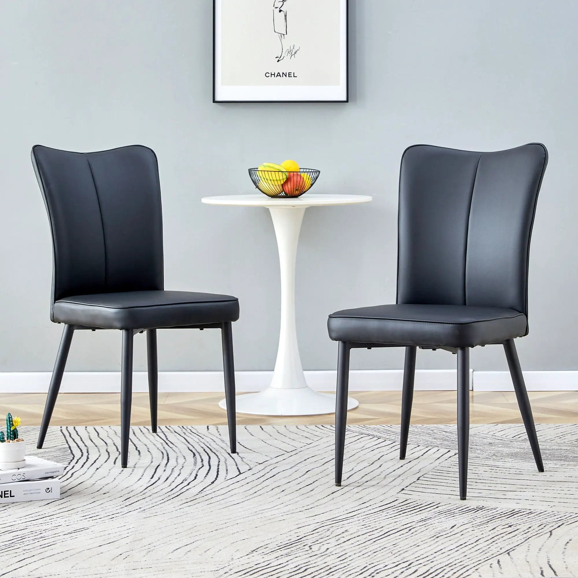 Modern Minimalist Dining Chairs (Set of 2) by HouseOfZazla
