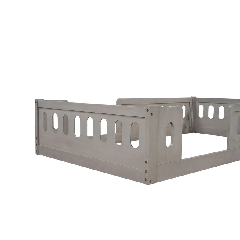 Platform Bed With Guardrail by HouseOfZazla