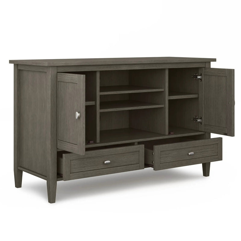 Warm Shaker - TV Media Stand Handcrafted by Unique Piece Furniture