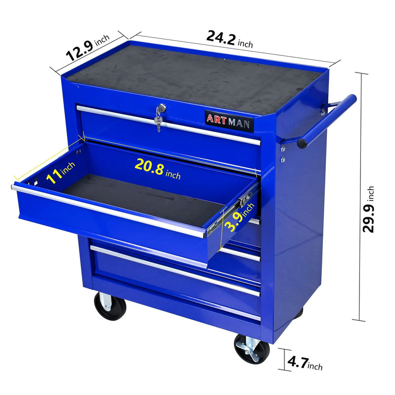 Multifunctional Tool Cart With Wheels And Drawers by HouseOfZazla