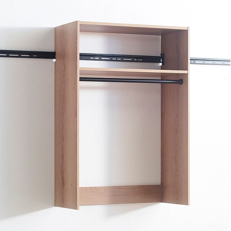 Devi - Wall Mounted Wood Closet System by HouseOfZazla