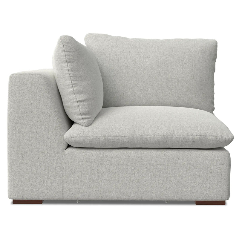 Jasmine - Corner Sofa Module - Gray by HouseOfZazla
