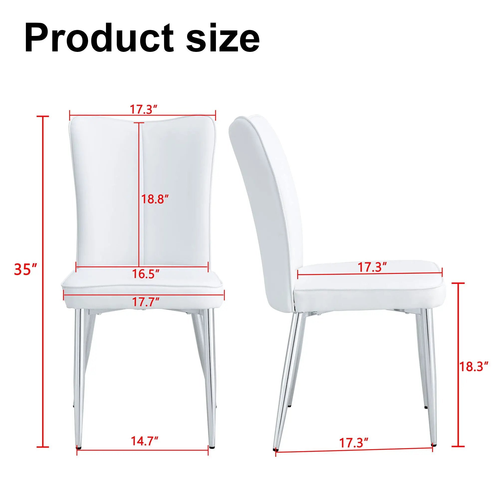 Minimalist Style Minimalist Dining Chairs With Metal Legs by HouseOfZazla