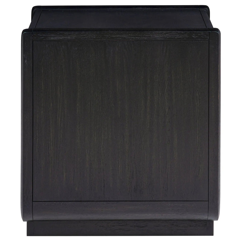 Leandro 2-piece Wood Coffee and End Table Set Burnished Black by Unique Piece Furniture