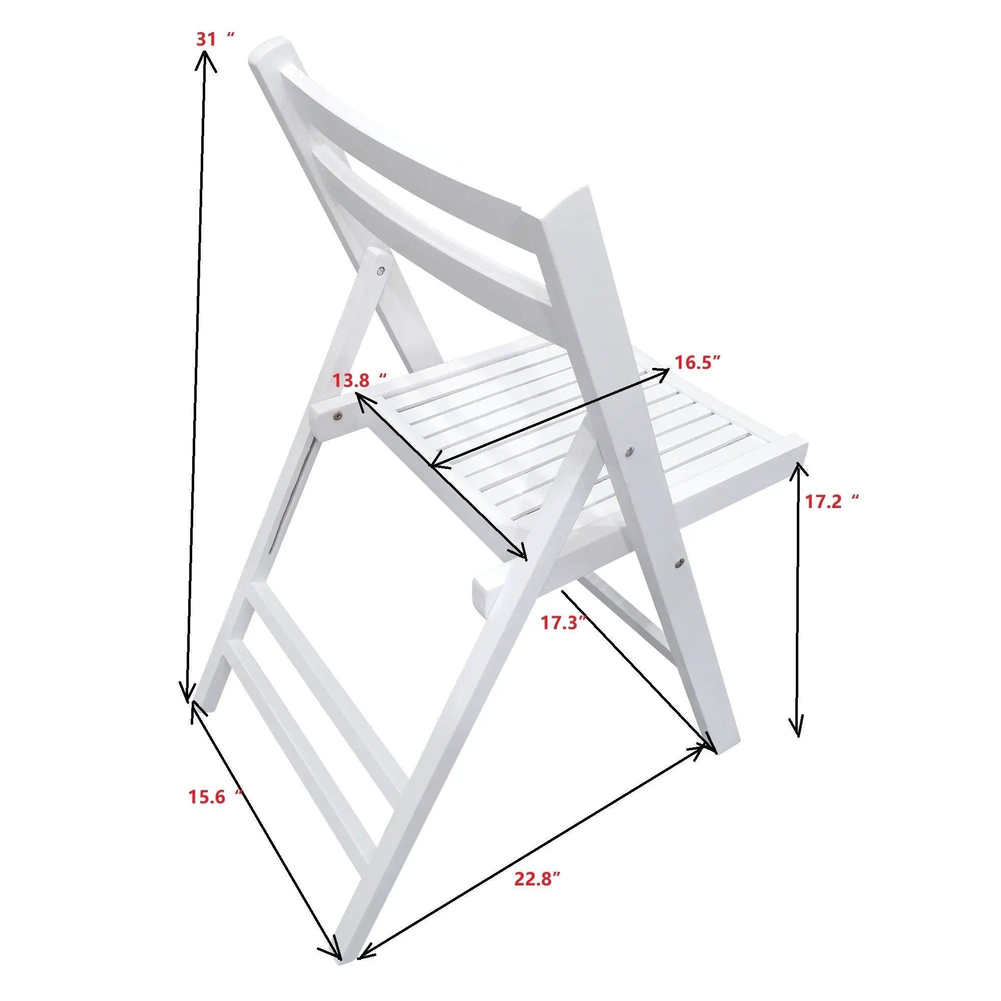 Folding Special Event Chair, Foldable Style (Set of 4) by Unique Piece Furniture