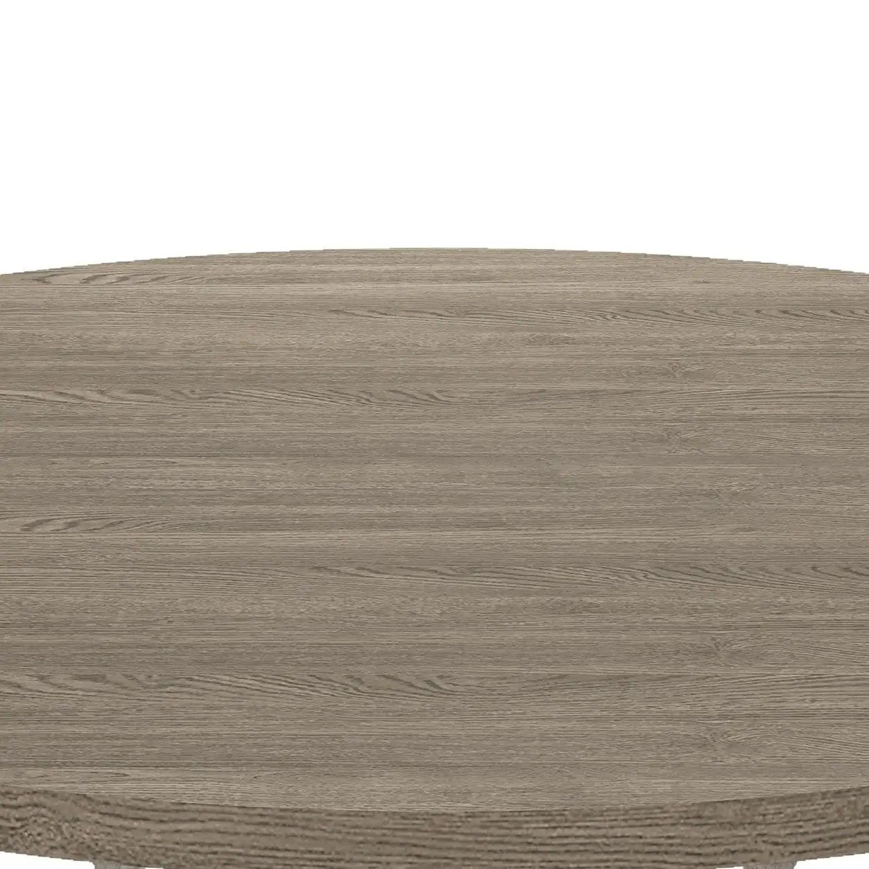 Tannen - Round Dining Table - White And Gray by Unique Piece Furniture