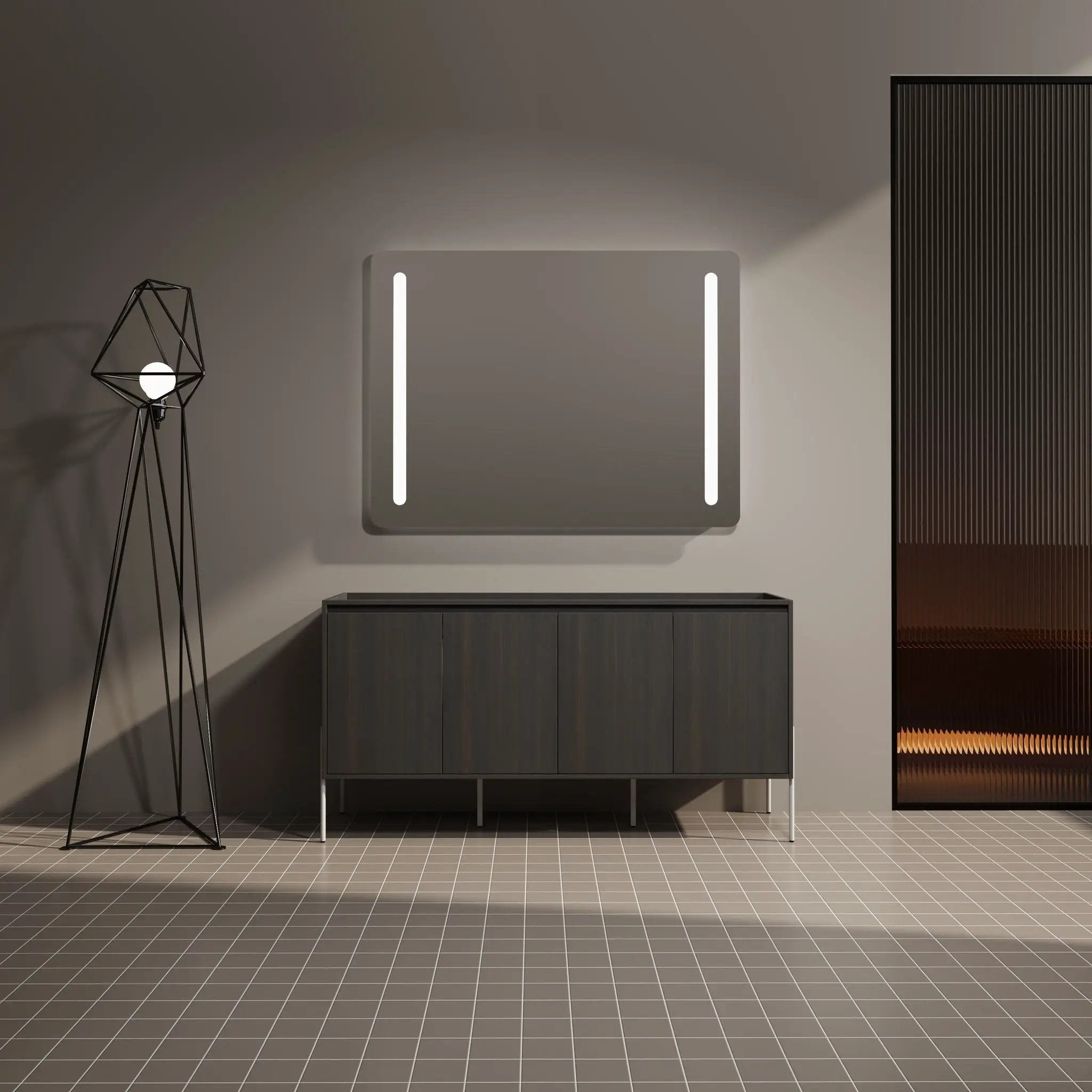 Freestanding Bathroom Vanity & Soft Close Cabinet Doors by Unique Piece Furniture