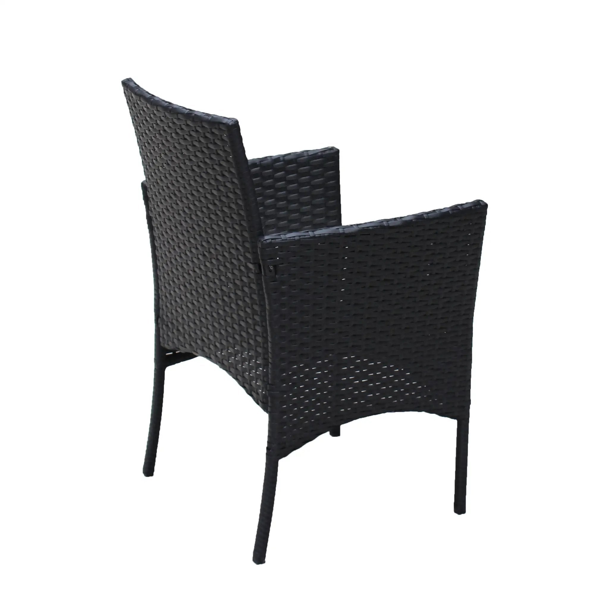 4 PC Rattan Patio Furniture Set Outdoor Cushioned Wicker Sofa by HouseOfZazla